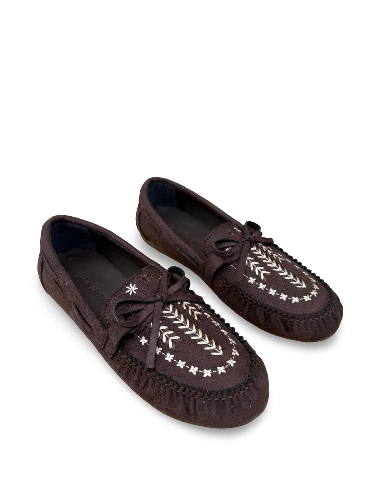 Yalınayak Bdr850 Kadın Loafer Günlük Ayakkabı Kahve Süet
