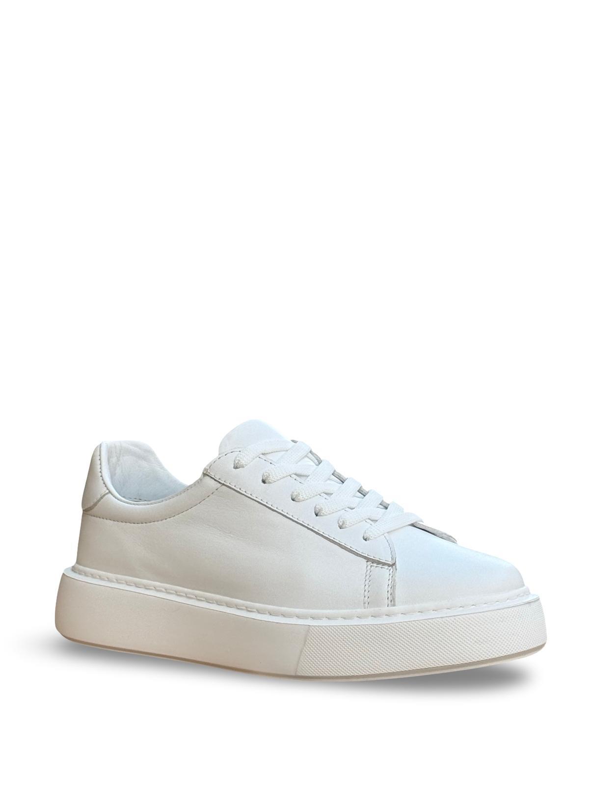 Yalınayak Bty249901 Hakiki Deri Unisex Casual Beyaz