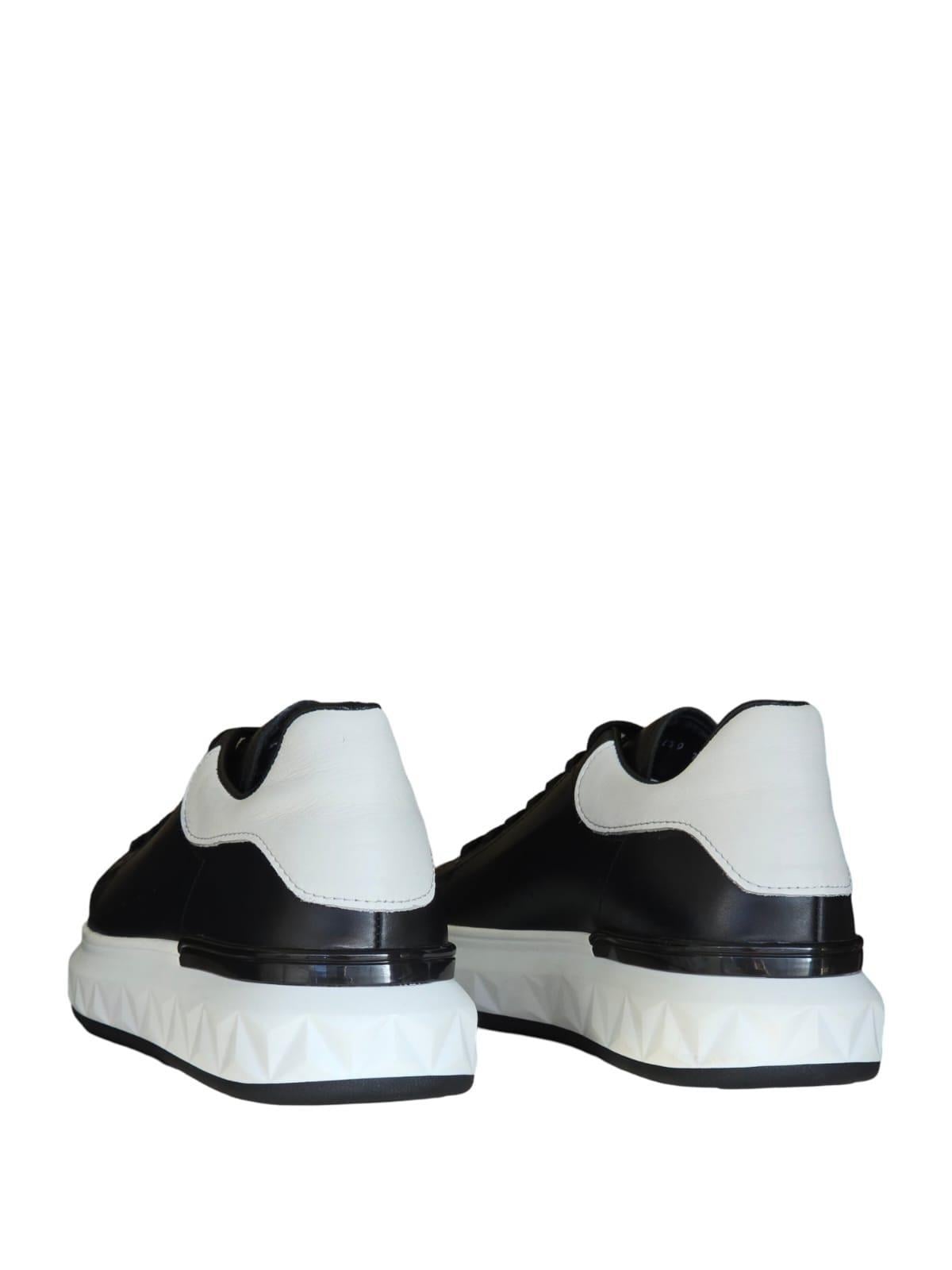 Yalınayak M19369 Hakiki Deri Erkek Sneaker Siyah