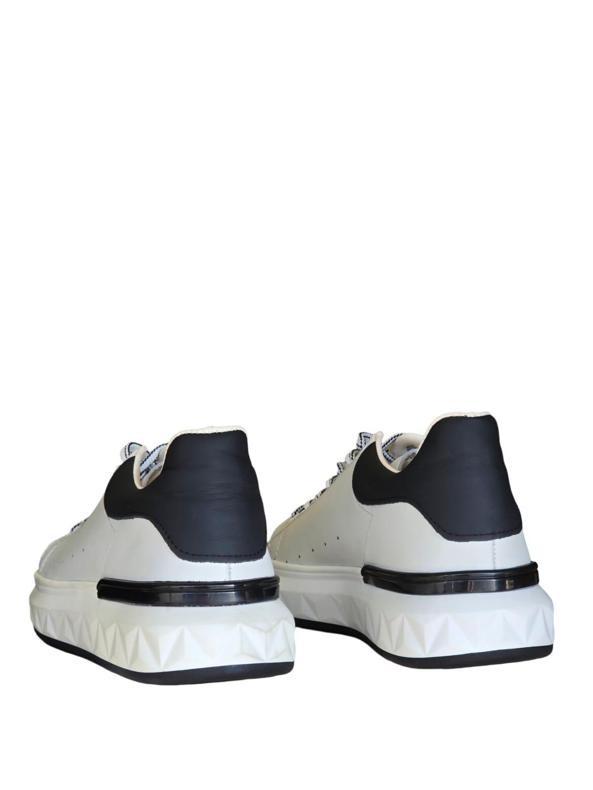 Yalınayak M19369 Hakiki Deri Erkek Sneaker Beyaz