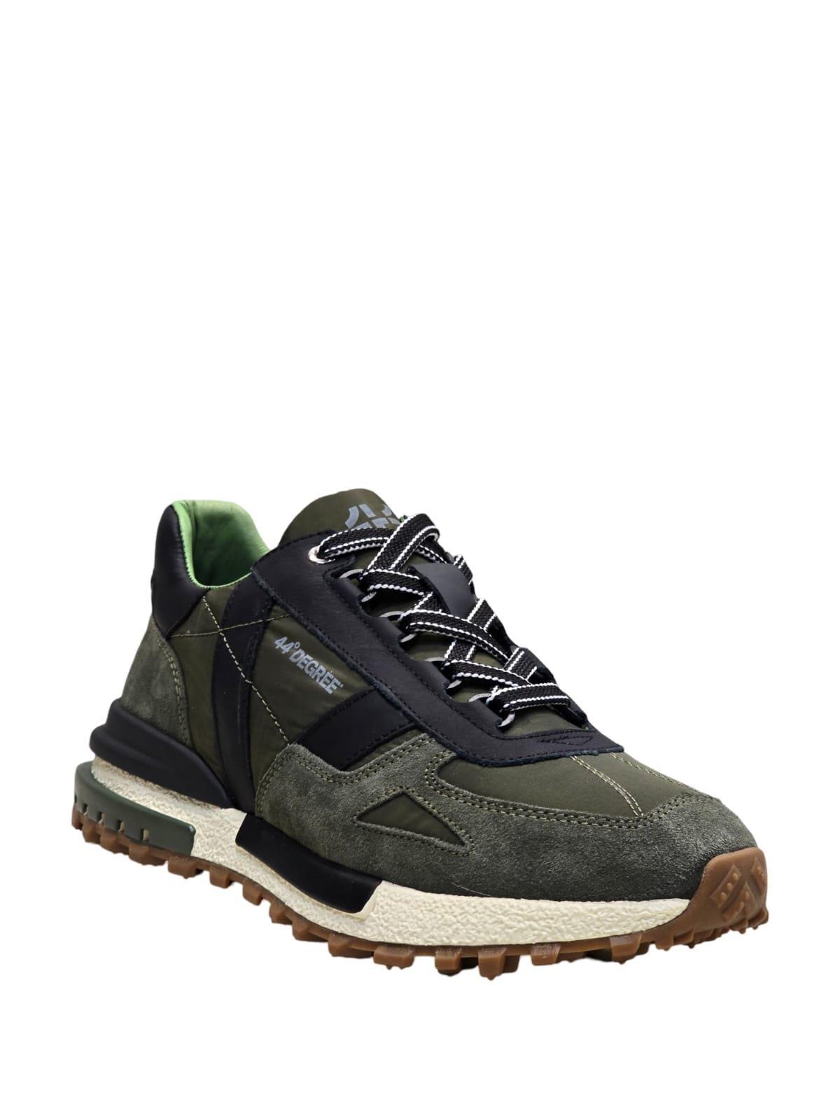 Yalınayak M20354 Hakiki Deri Erkek Aır Taban Sneakers & Spor Haki