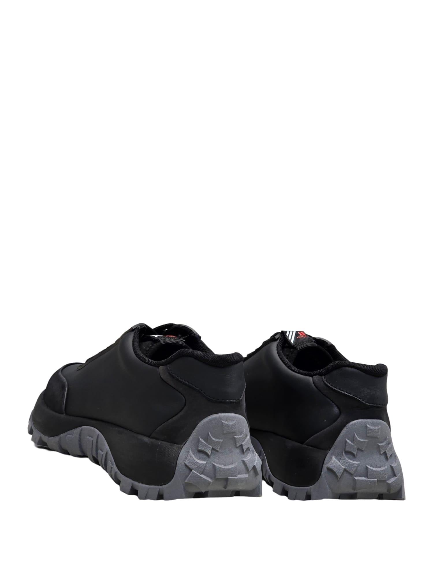 Yalınayak M20386  Hakiki Deri Erkek Sneakers Siyah