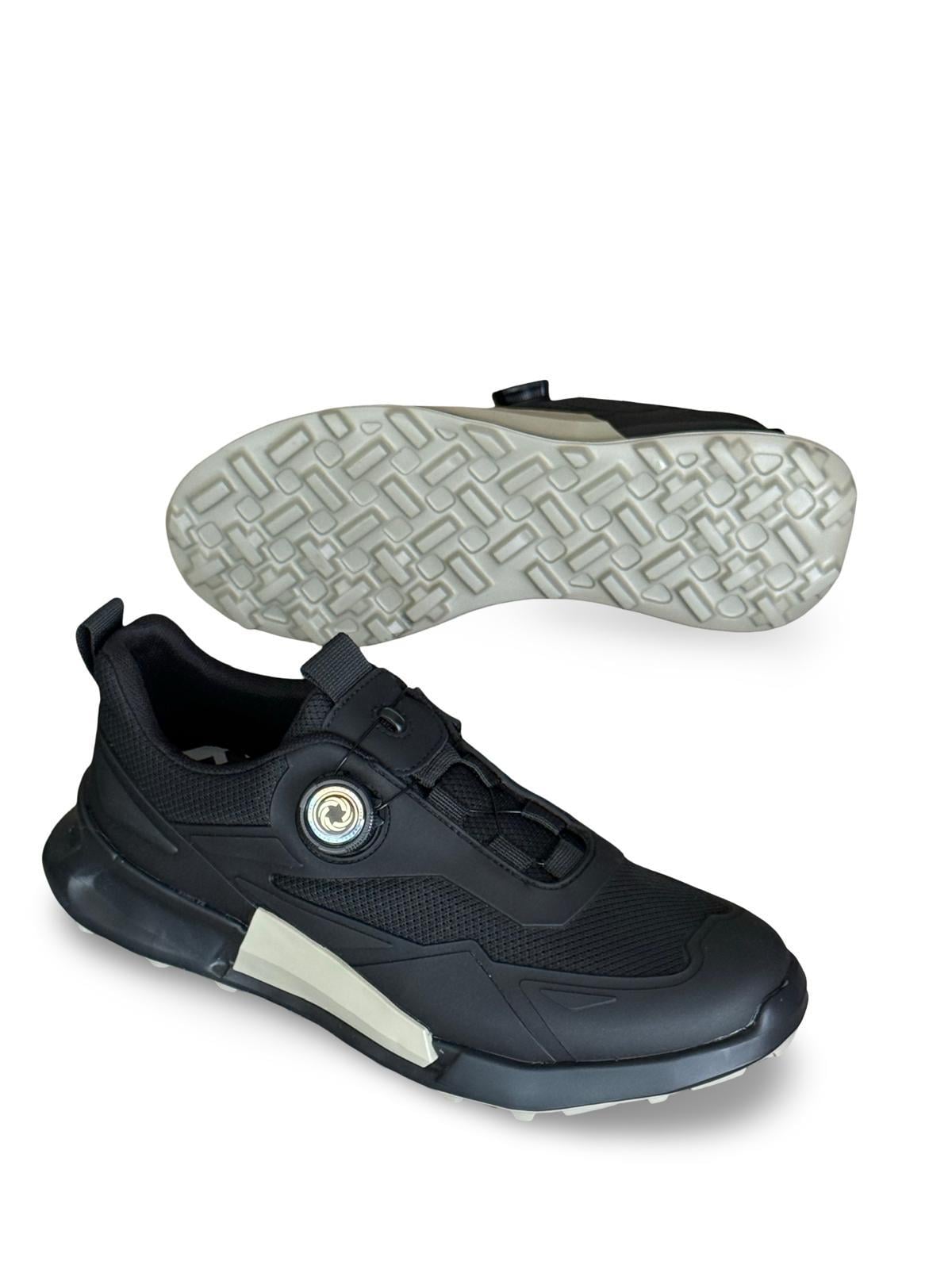 Yalınayak M20534 Hakiki Deri Erkek Sneaker Ayakkabı Siyah