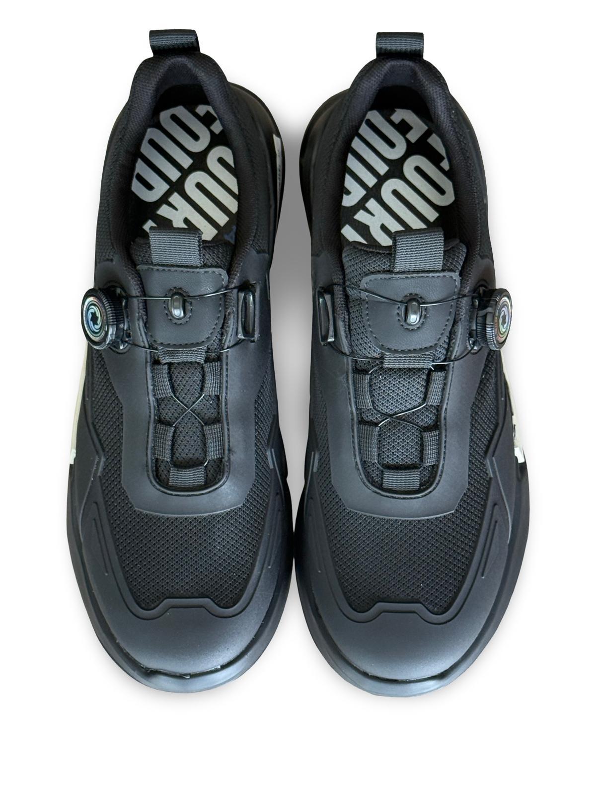 Yalınayak M20534 Hakiki Deri Erkek Sneaker Ayakkabı Siyah