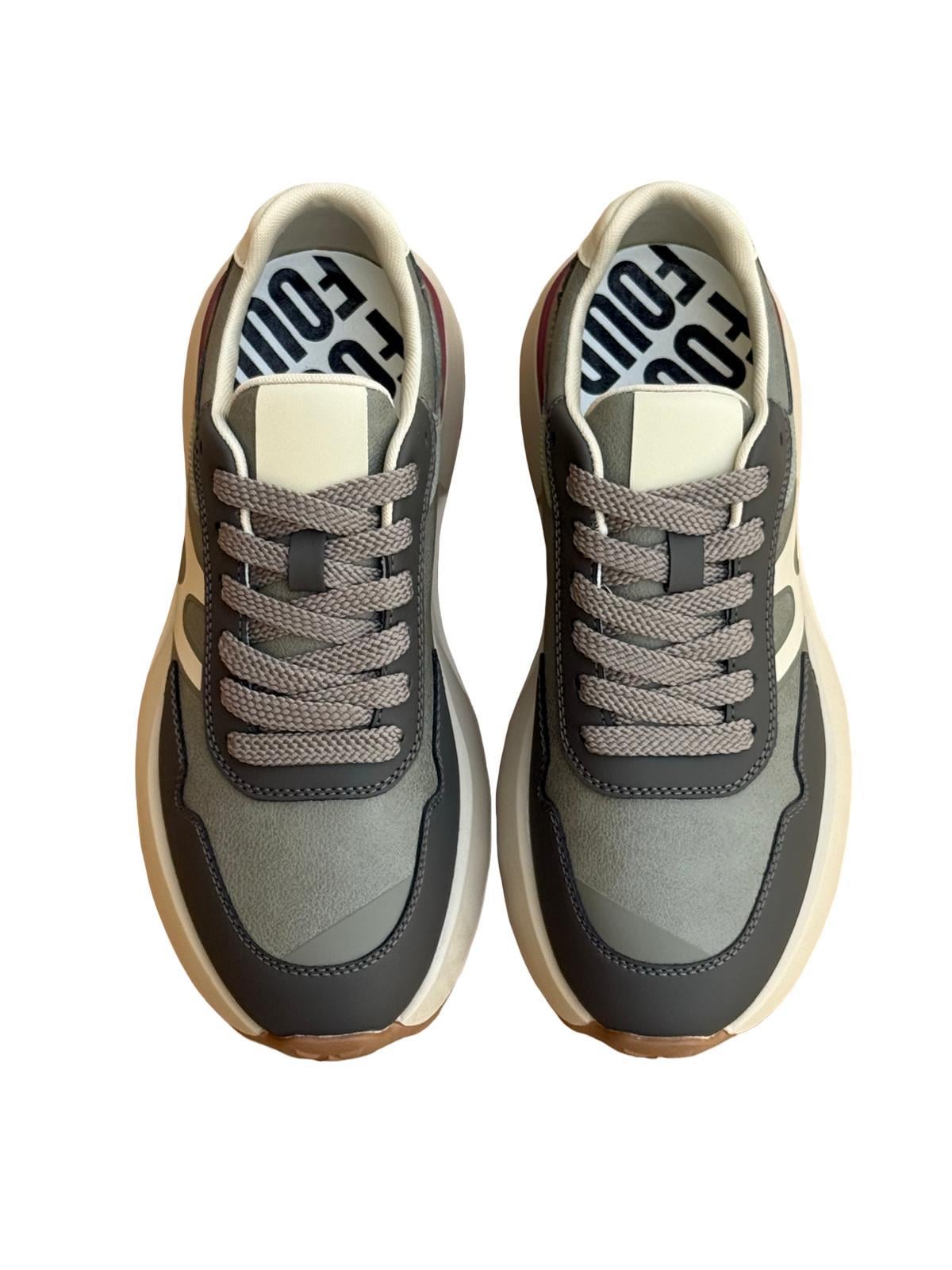 Yalınayak M22613 Hakiki Deri Comfort Taban Erkek Spor Sneaker Haki