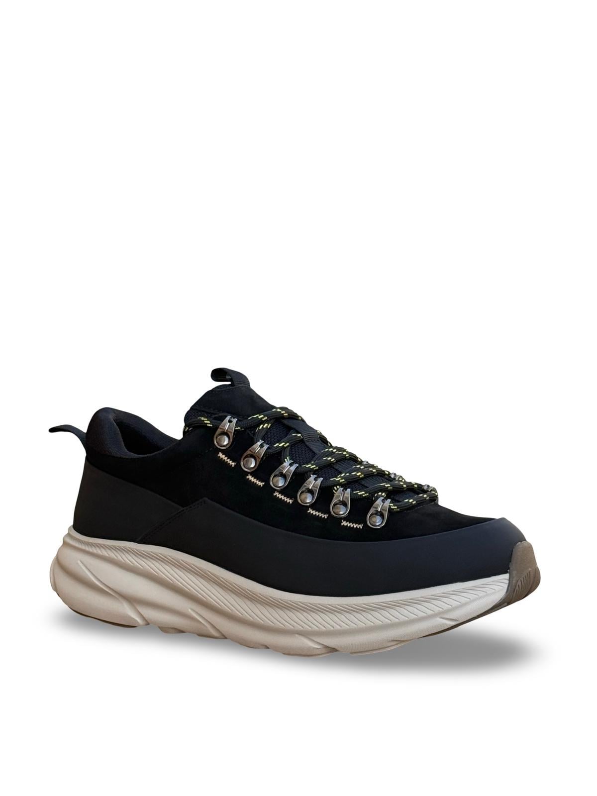 Yalınayak M22628 Hakiki Deri Comfort Taban Erkek Casual Siyah