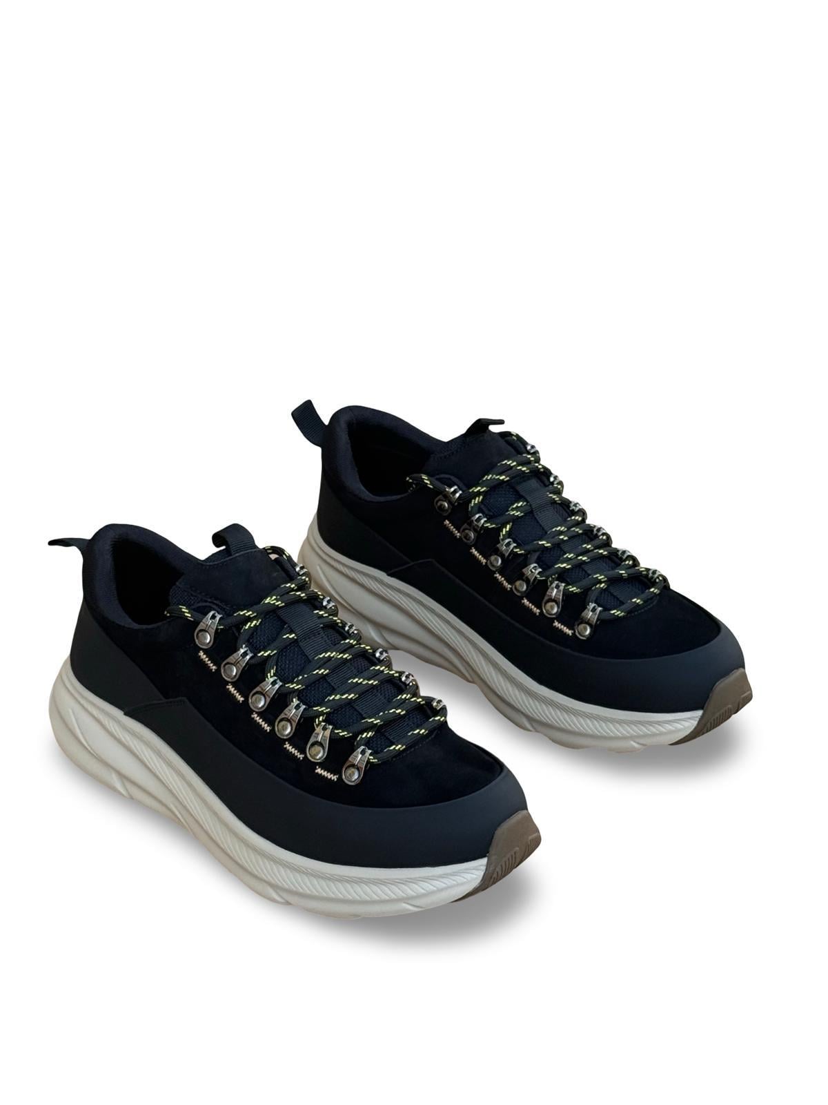 Yalınayak M22628 Hakiki Deri Comfort Taban Erkek Casual Siyah