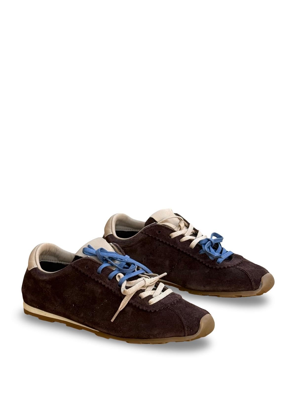 Yalınayak Mrs33116  Kadın Sneakers Ayakkabı Kahve Nubuk