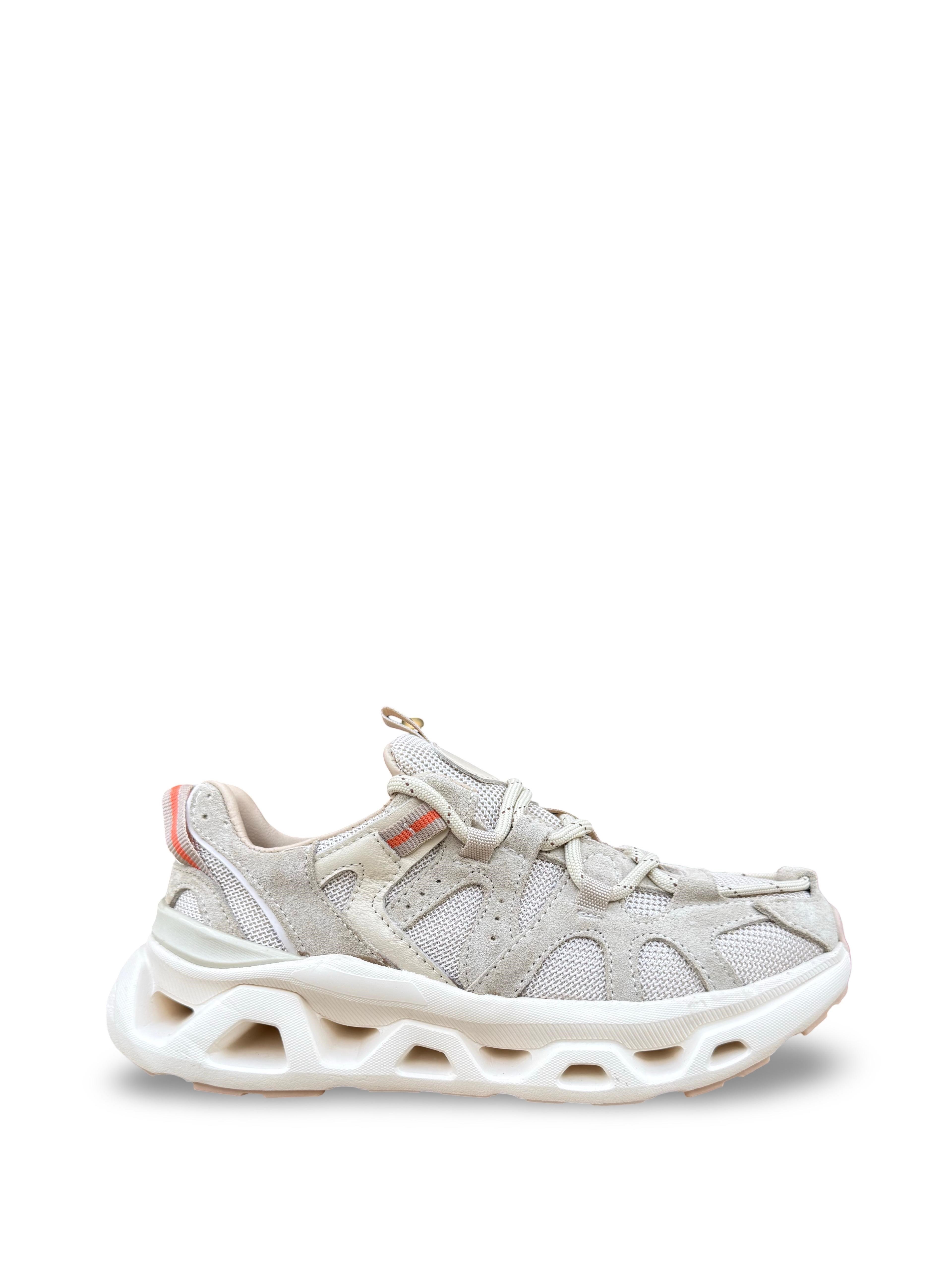 Yalınayak Mrs41128 Hakiki Deri Unisex Sneaker Bej