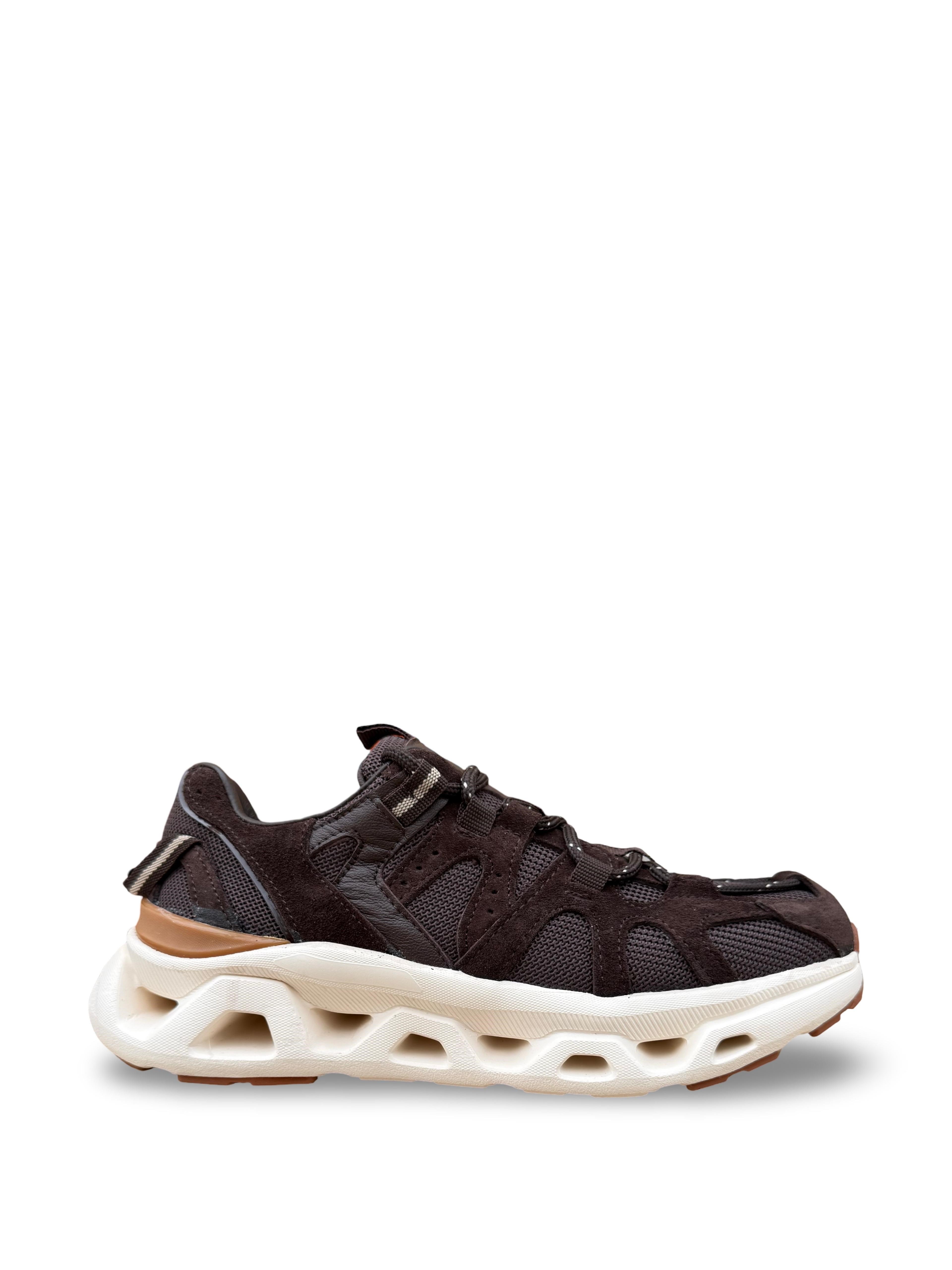Yalınayak Mrs41128 Hakiki Deri Unisex Sneaker Kahve