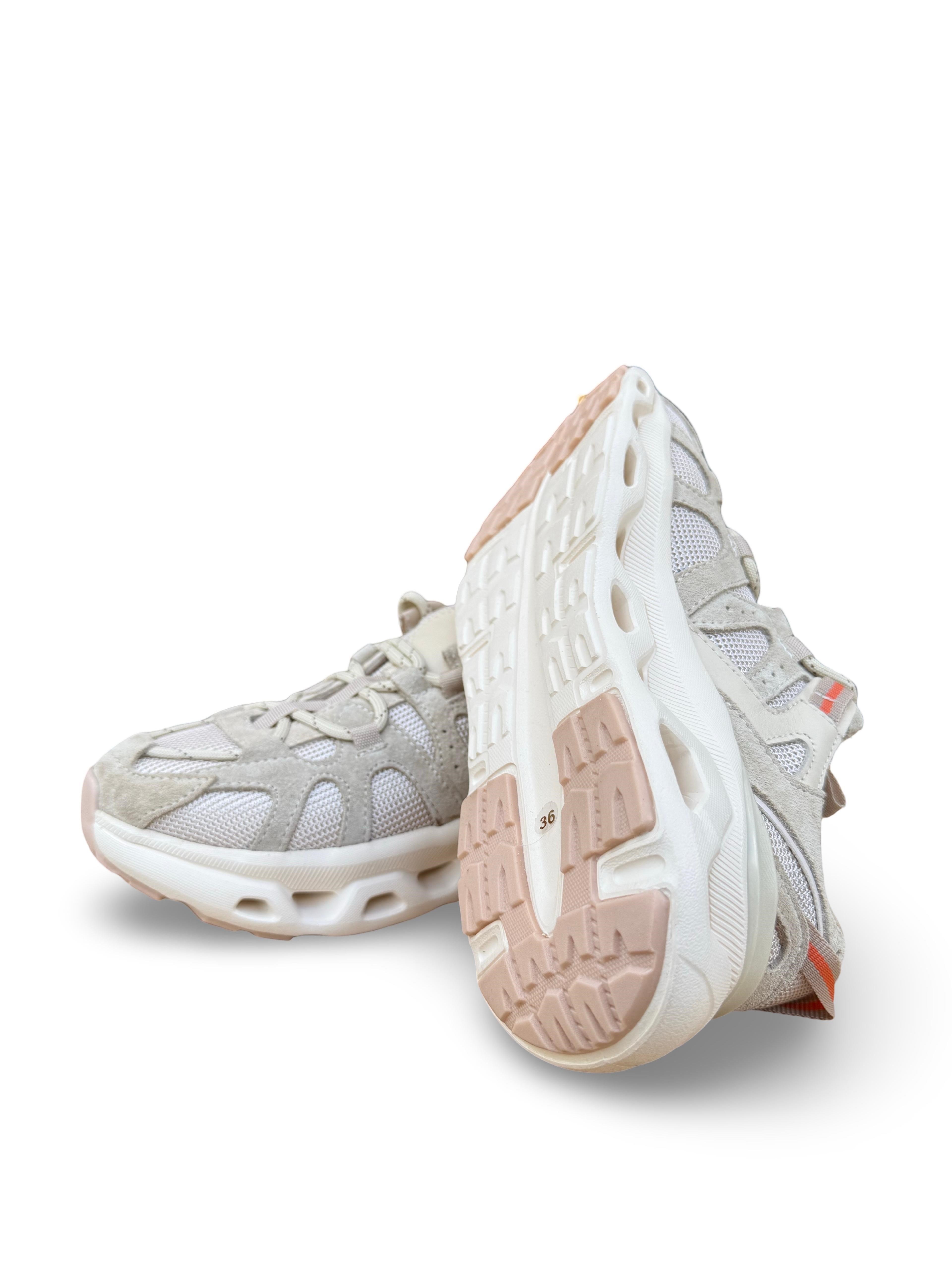 Yalınayak Mrs41128 Hakiki Deri Unisex Sneaker Bej