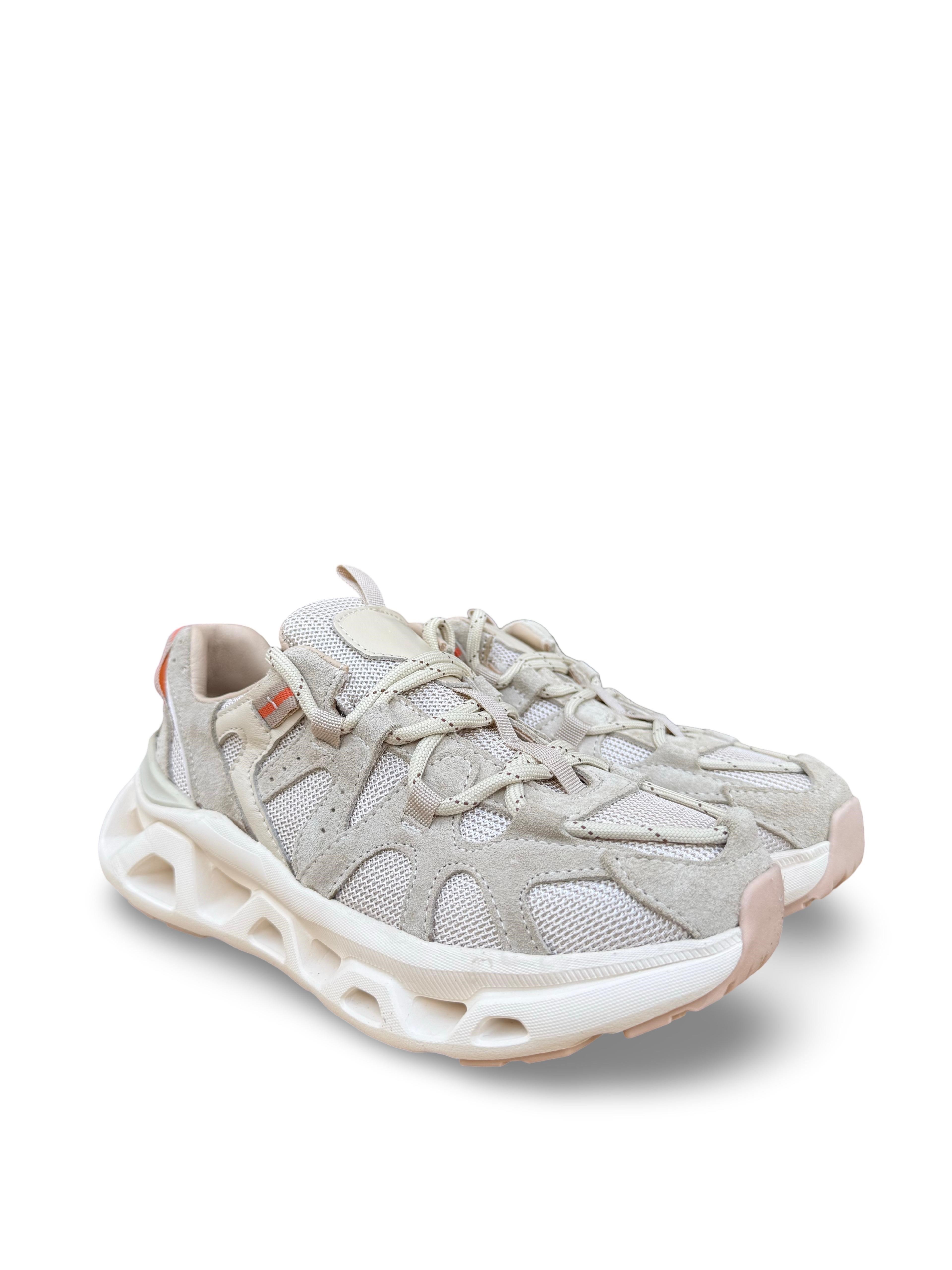 Yalınayak Mrs41128 Hakiki Deri Unisex Sneaker Bej