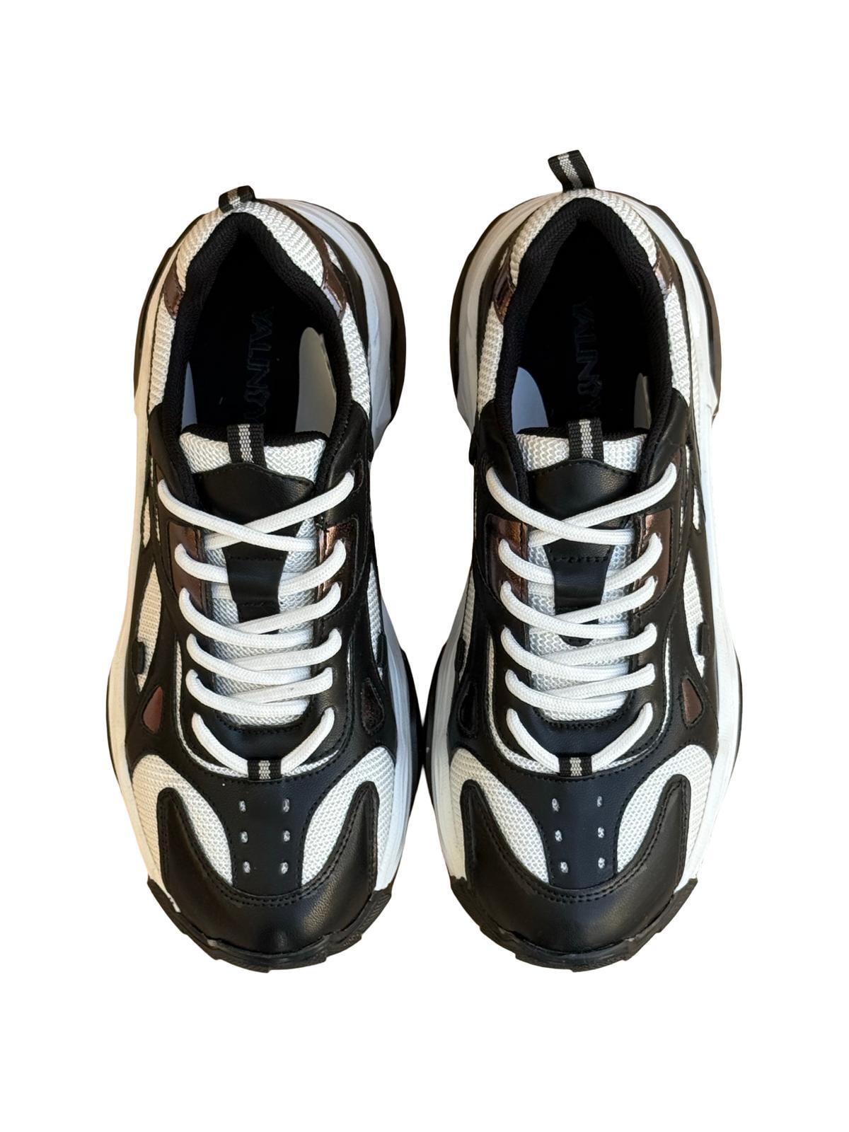 Yalınayak Sms65137 Kadın Sneakers Ayakkabı Siyah