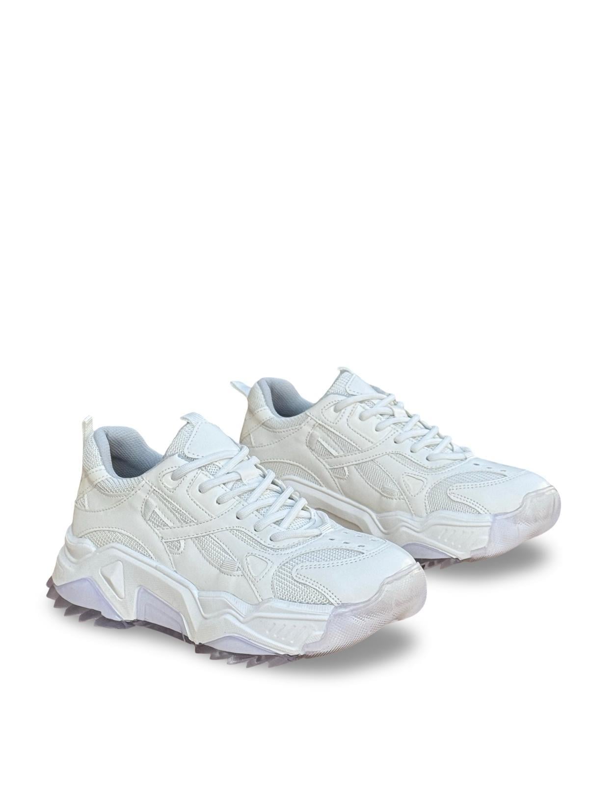 Yalınayak Sms65137 Kadın Sneakers Ayakkabı Beyaz
