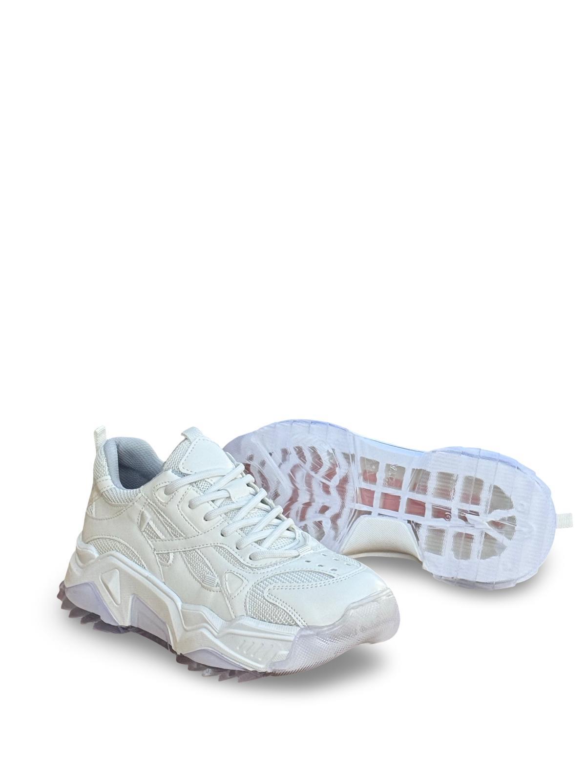 Yalınayak Sms65137 Kadın Sneakers Ayakkabı Beyaz