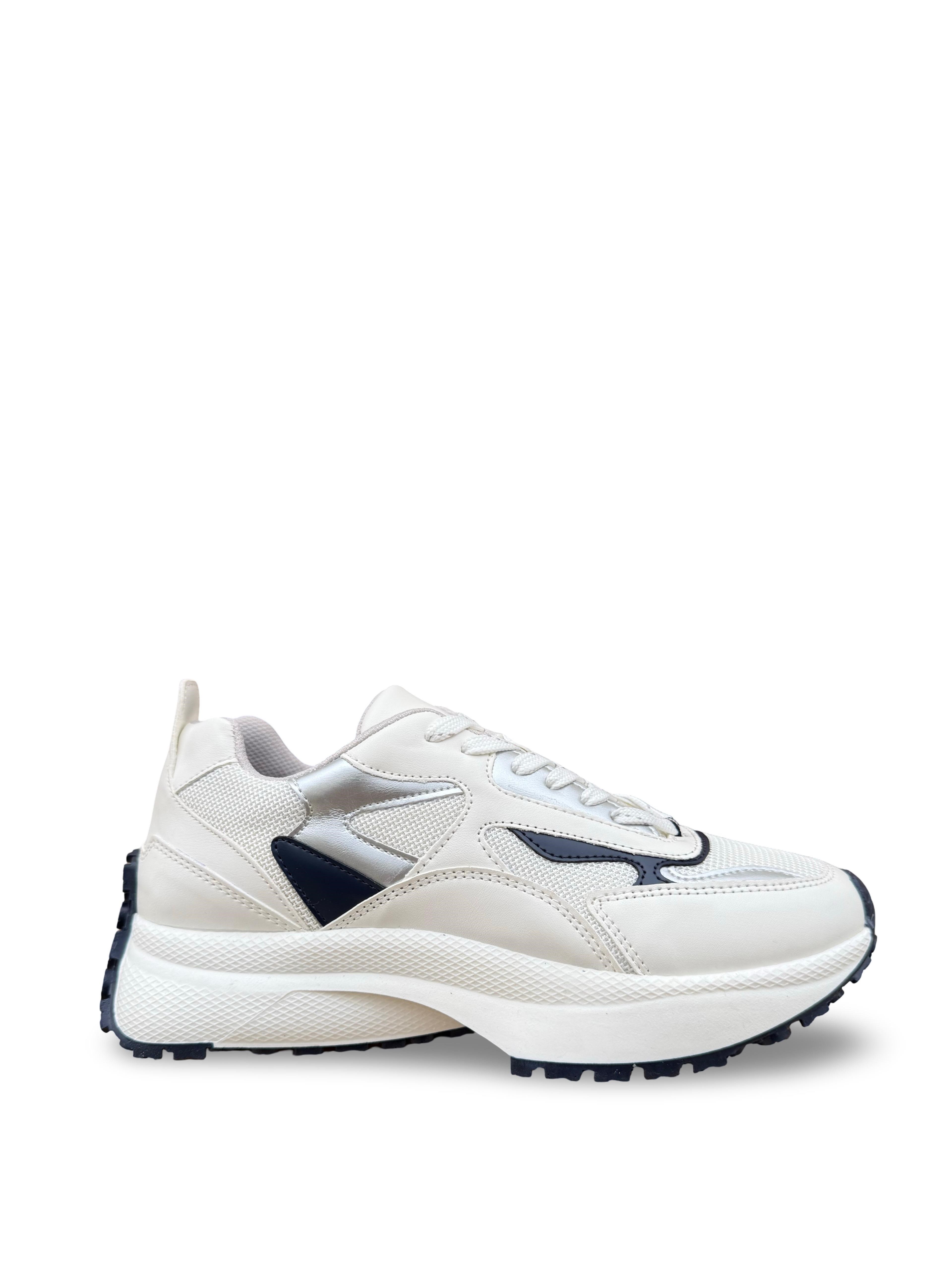 Yalınayak Sms83144 Kadın Spor Sneaker Beyaz Laci