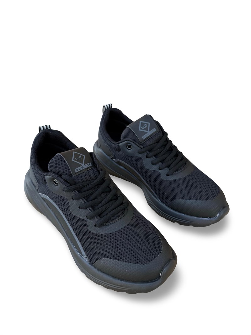 Bst 640 Unisex Yazlık Spor Ayakkabı Siyah
