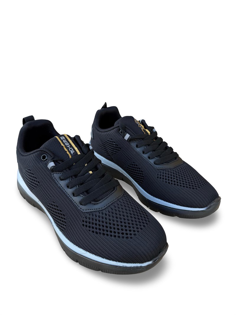 Bst 652 Unisex Yazlık Spor Ayakkabı Siyah