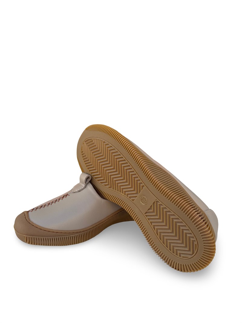 Bty260700 Hakiki Deri Comfort Taban Kadın Casual Ayakkabı Silver