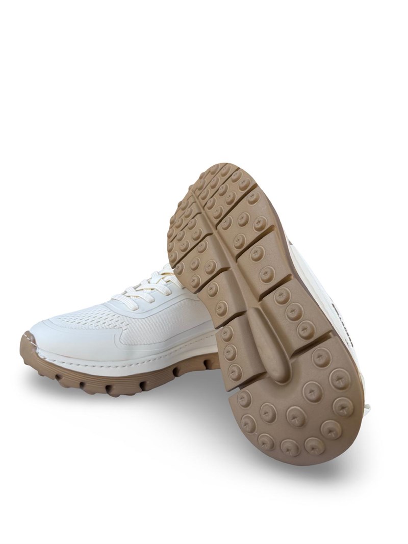BUL 261410 Eva Taban File Erkek Spor Sneaker Bej