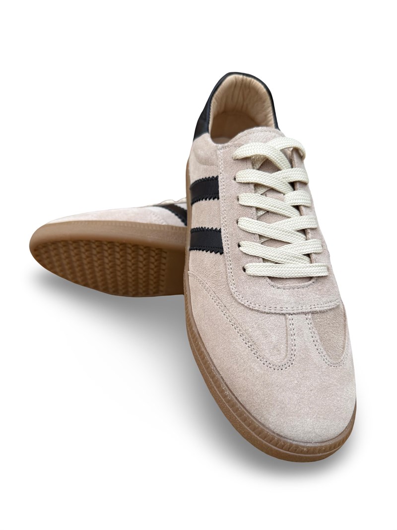 Bul 261506 Hakiki Deri Unısex Sneaker Spor Bej