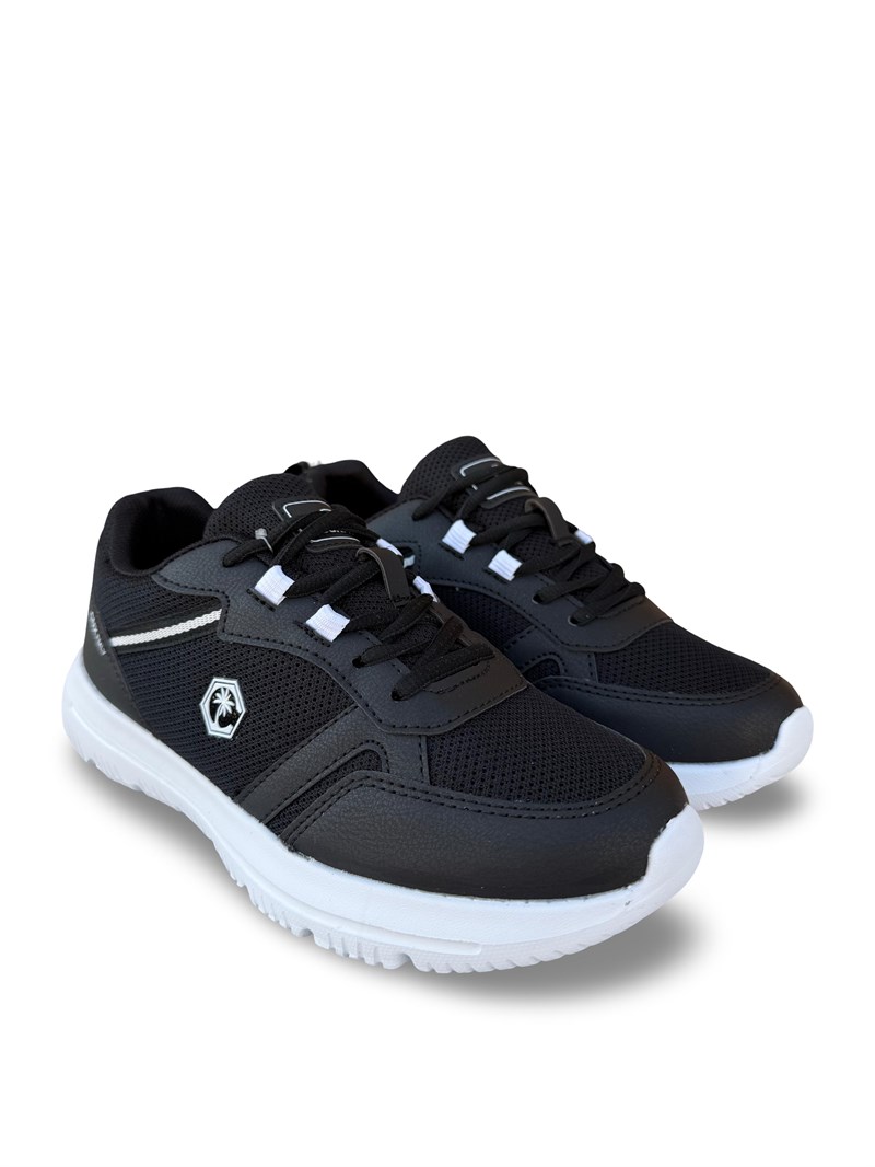 Conpax 6049 Unisex Spor Ayakkabı Siyah Beyaz