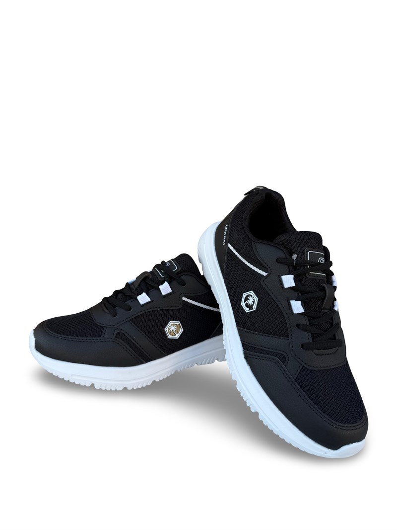 Conpax 6049 Unisex Spor Ayakkabı Siyah Beyaz
