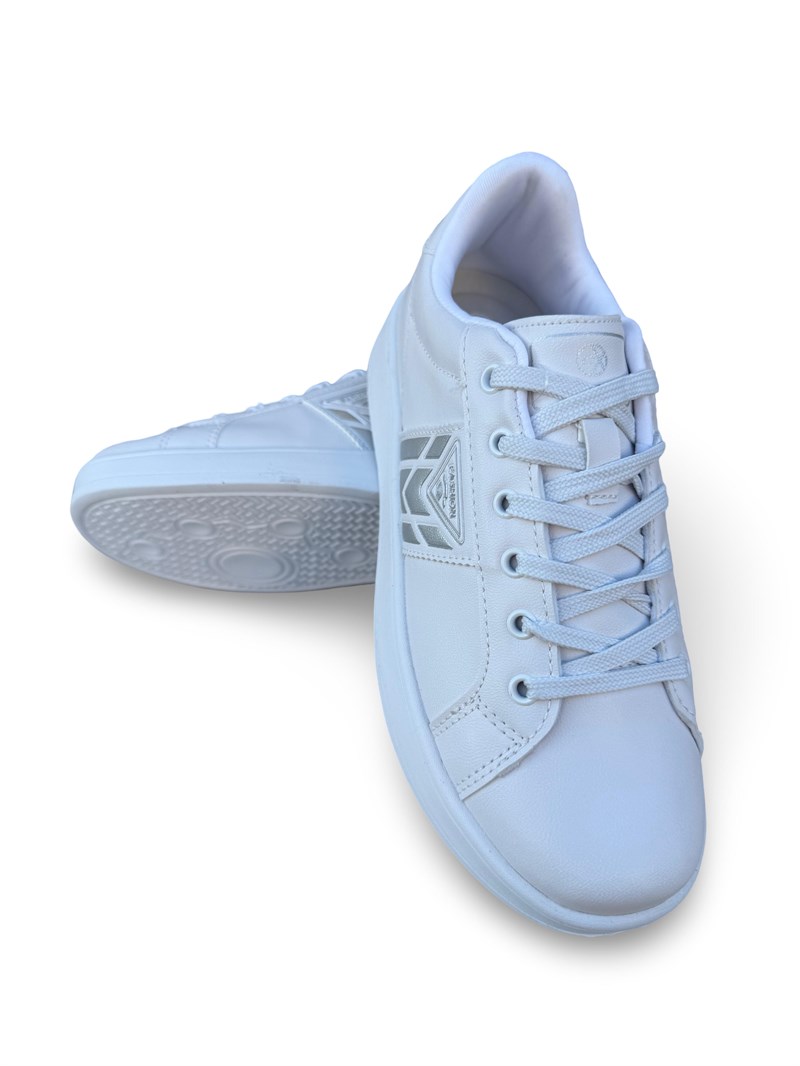 Conpax 9114 Unisex Spor Ayakkabı Beyaz Gümüş