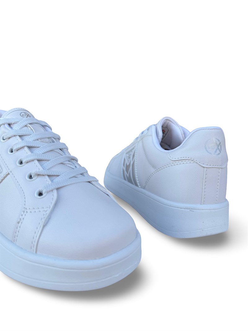 Conpax 9114 Unisex Spor Ayakkabı Beyaz Gümüş