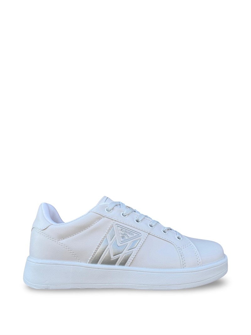 Conpax 9114 Unisex Spor Ayakkabı Beyaz Gümüş