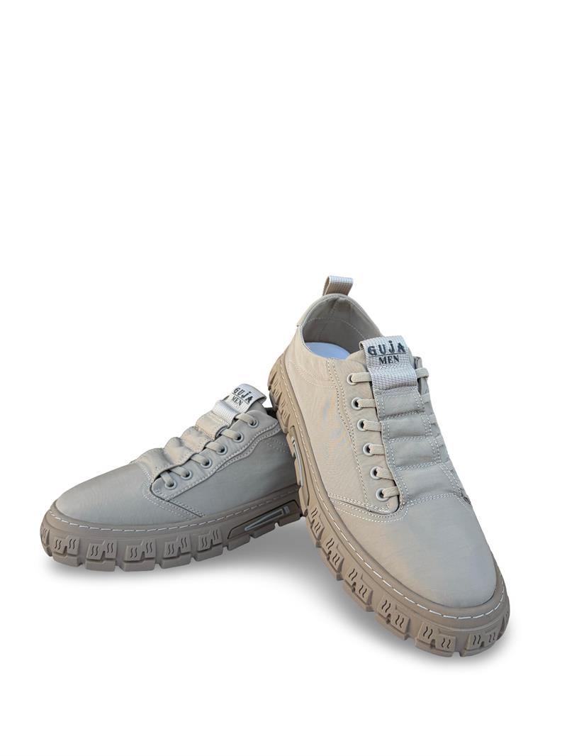 Guıja Y518 Keten Erkek Spor Sneaker Bej
