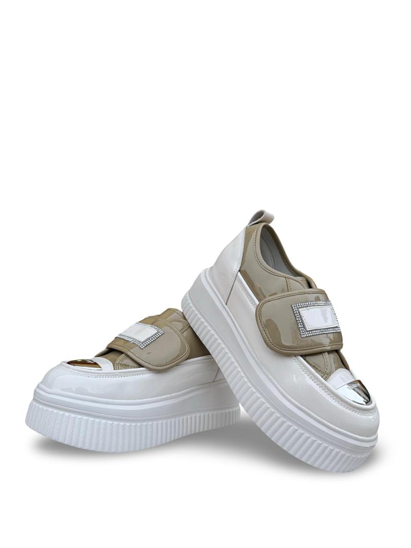 Guja 24K373 Dolgu Taban Kadın Sneakers Bej