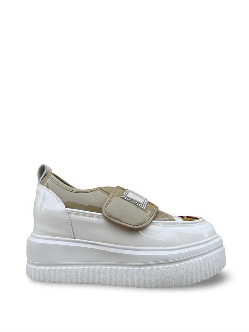 Guja 24K373 Dolgu Taban Kadın Sneakers Bej