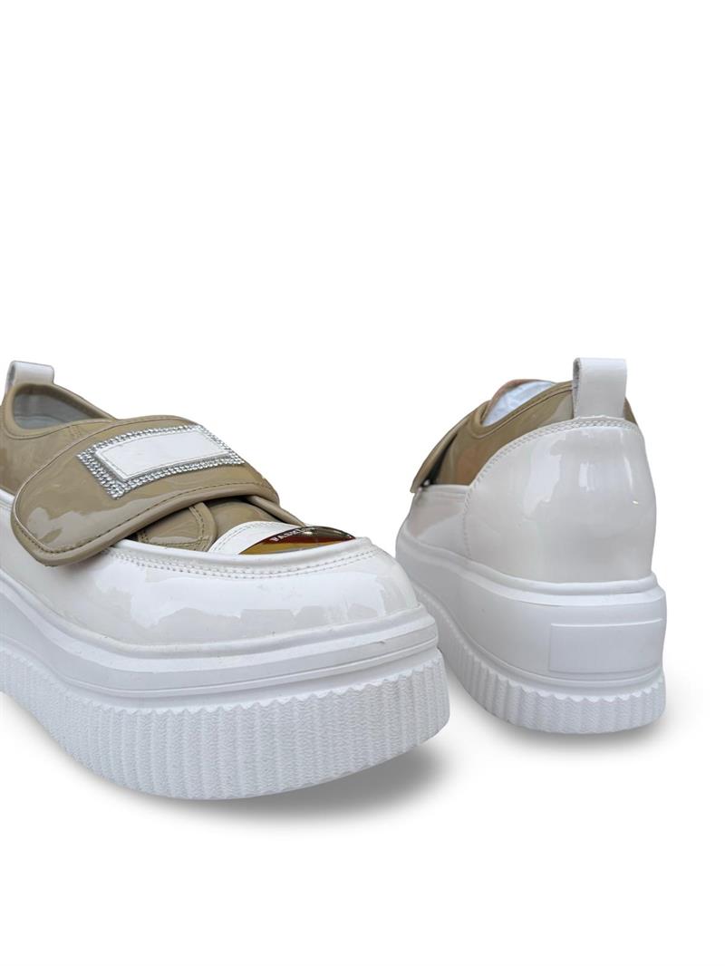 Guja 24K373 Dolgu Taban Kadın Sneakers Bej