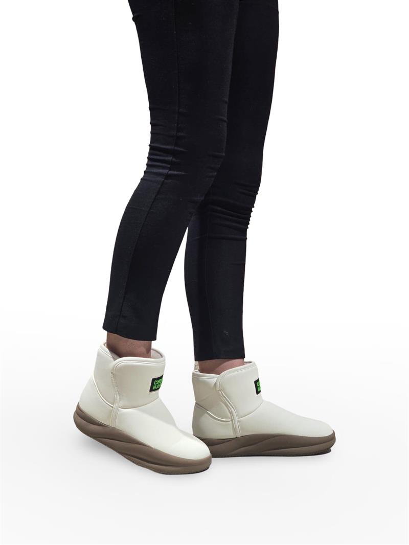 Guja 24K379 Kadın İç Kısmı Yünlü Comfort Taban Bot Bej