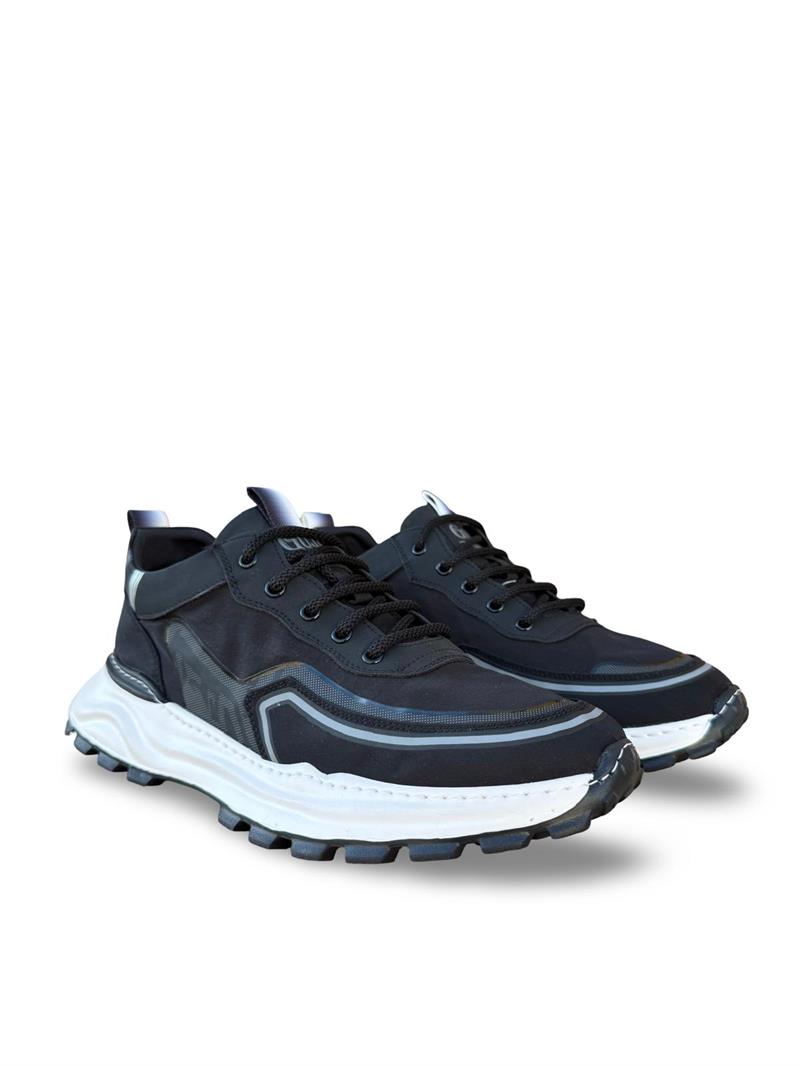 Guja 24k502   Hafif Taban Erkek Sneaker & Spor Siyah
