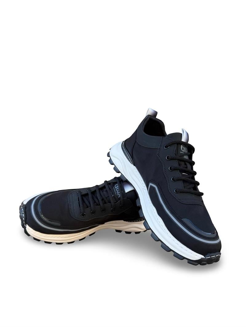 Guja 24k502   Hafif Taban Erkek Sneaker & Spor Siyah