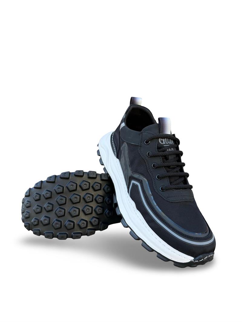 Guja 24k502   Hafif Taban Erkek Sneaker & Spor Siyah