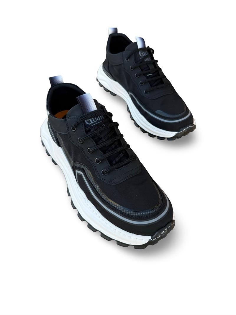 Guja 24k502   Hafif Taban Erkek Sneaker & Spor Siyah