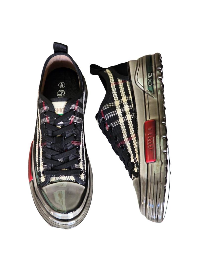 Guja 24K510-1 Erkek Keten Casual Sneaker Siyah