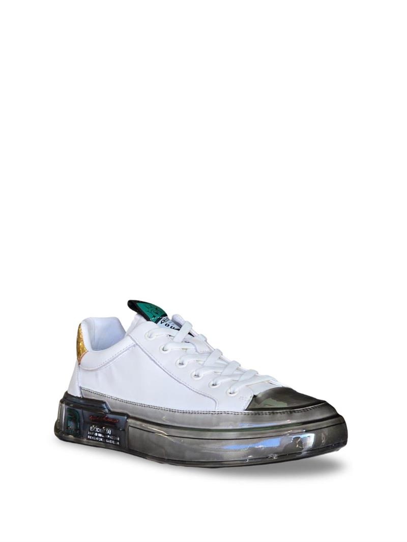 Guja 24K510-2 Hakiki Deri Erkek Casul Sneaker Beyaz