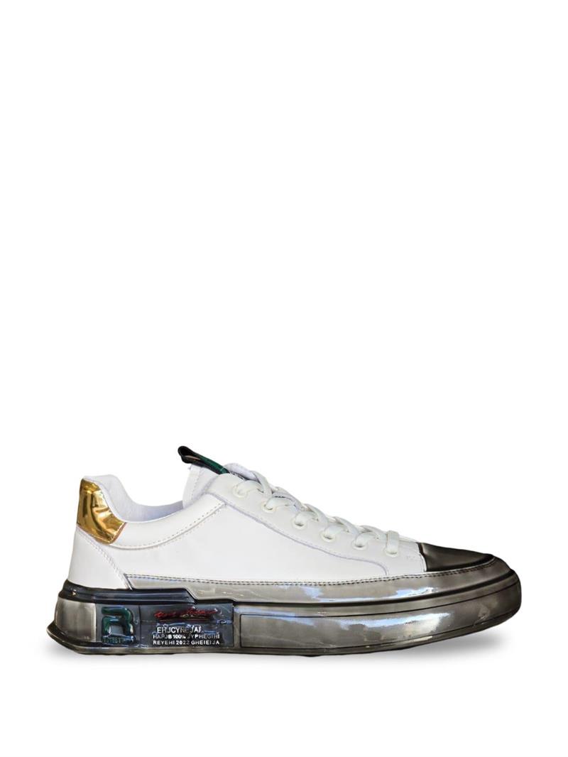 Guja 24K510-2 Hakiki Deri Erkek Casul Sneaker Beyaz