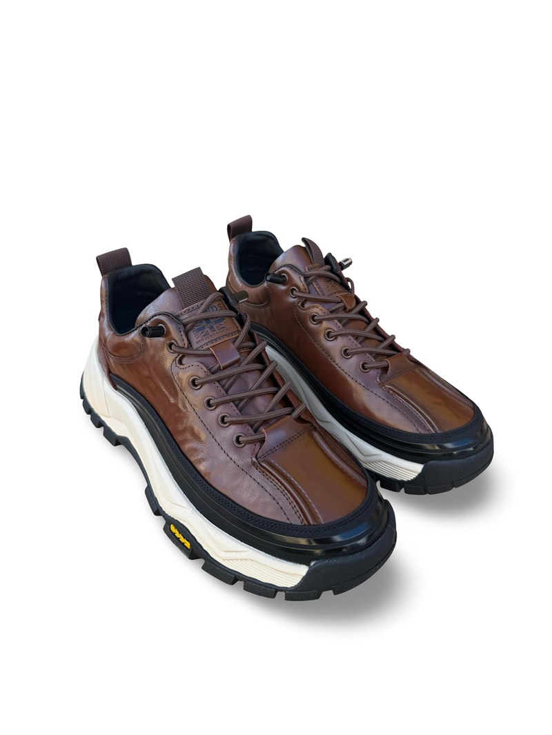 Guja 26K570 Hakiki Deri Comfort Taban Erkek Casual Ayakkabı Kahve