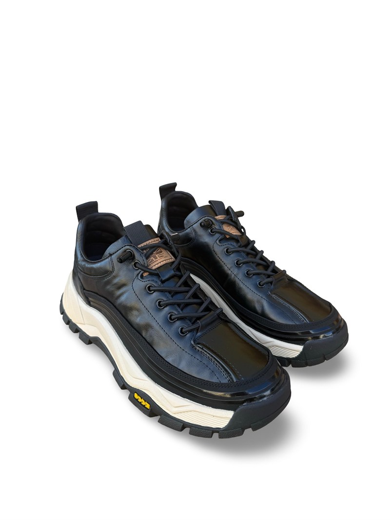 Guja 26K570 Hakiki Deri Comfort Taban Erkek Casual Ayakkabı Siyah