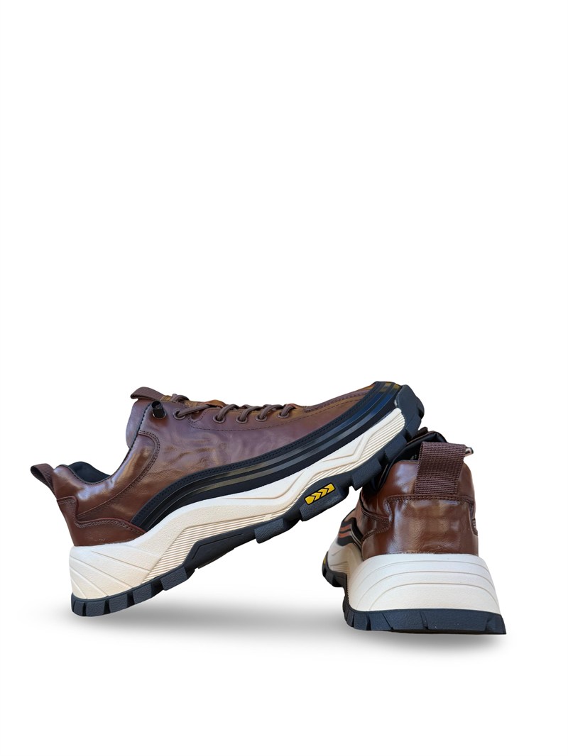 Guja 26K570 Hakiki Deri Comfort Taban Erkek Casual Ayakkabı Kahve