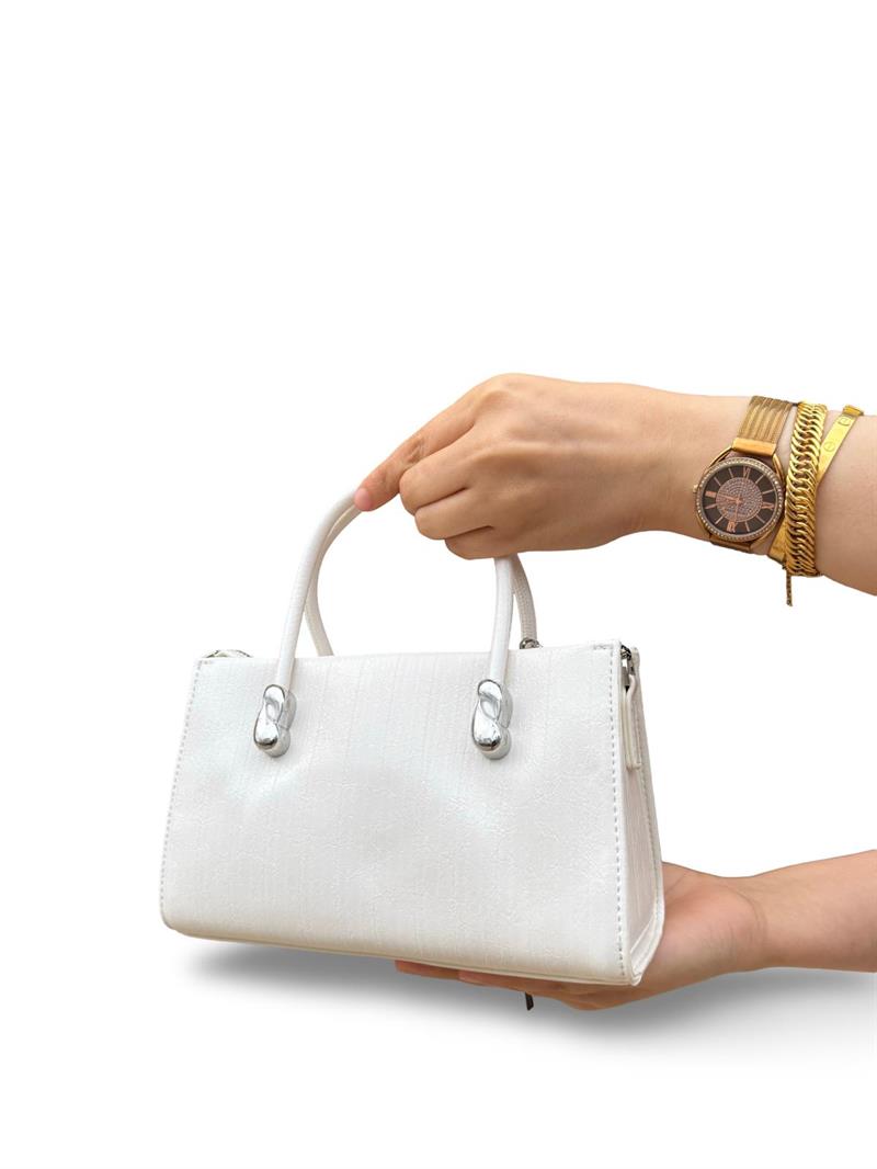 Guja C1237 Kadın El Ve Kol Çantası Beyaz