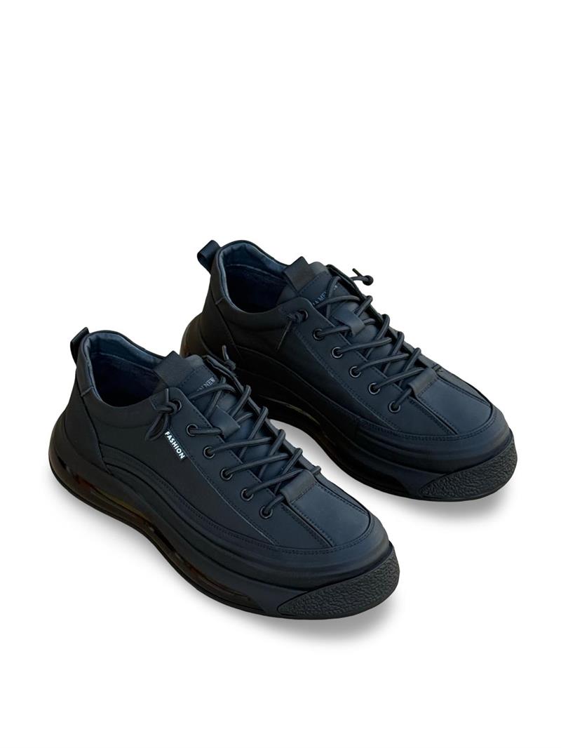 Guja K500-1 Hakiki Deri Comfort Taban Erkek Casual Ayakkabı Siyah