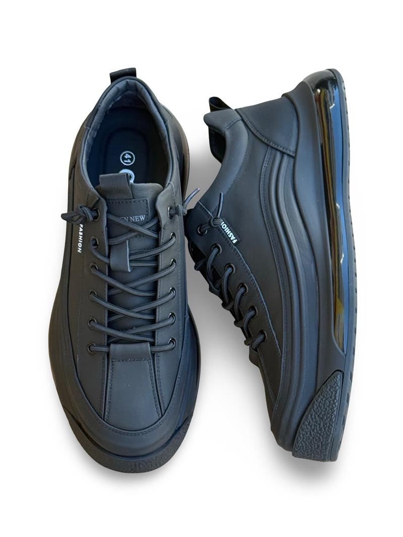 Guja K500-1 Hakiki Deri Comfort Taban Erkek Casual Ayakkabı Siyah