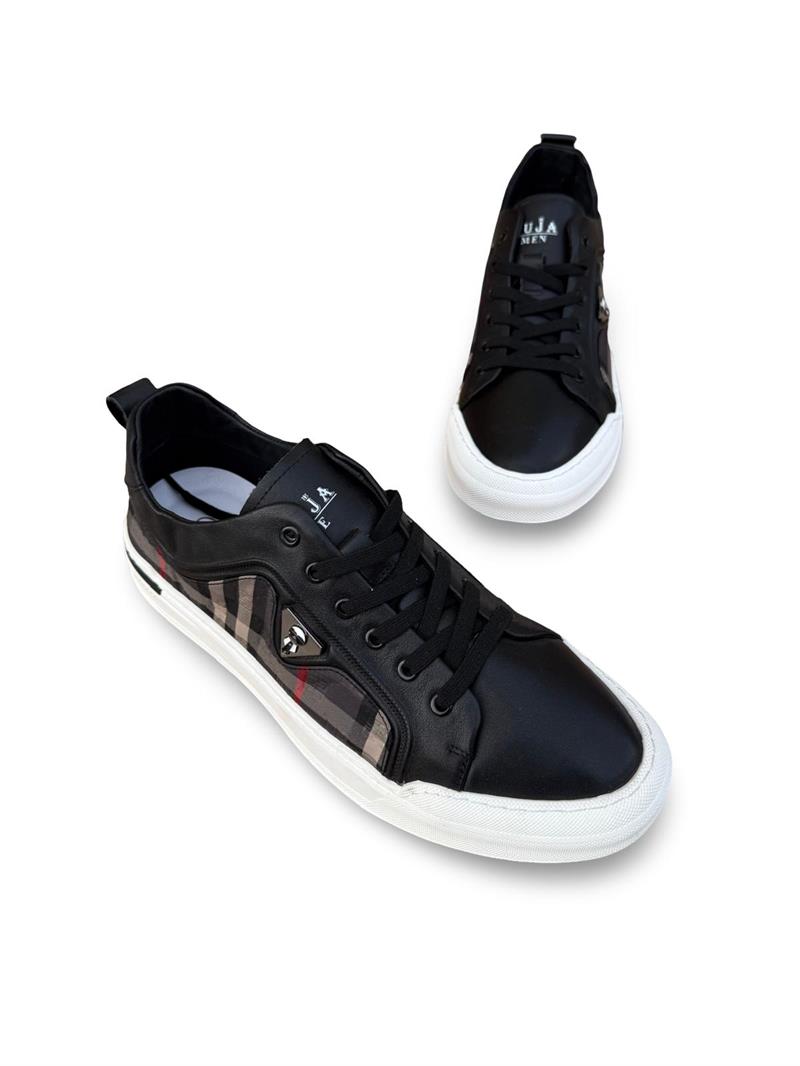 Guja Y510-4 Ekose Erkek Sneaker Siyah