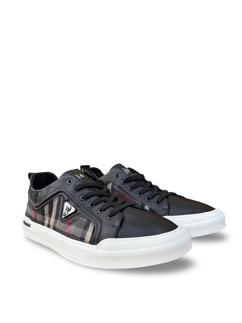 Guja Y510-4 Ekose Erkek Sneaker Siyah